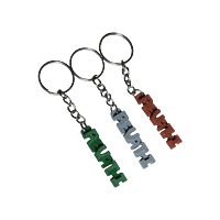 Personalized 3D Printed Name Keychain - Block Letter Style