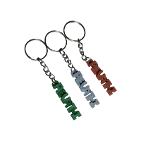Personalized 3D Printed Name Keychain - Block Letter Style