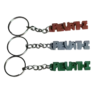 Personalized 3D Printed Name Keychain - Block Letter Style