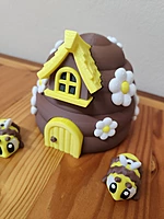 Bee hive diorama set
