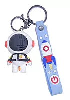 Astronaut Keychain with a Rocket Strap