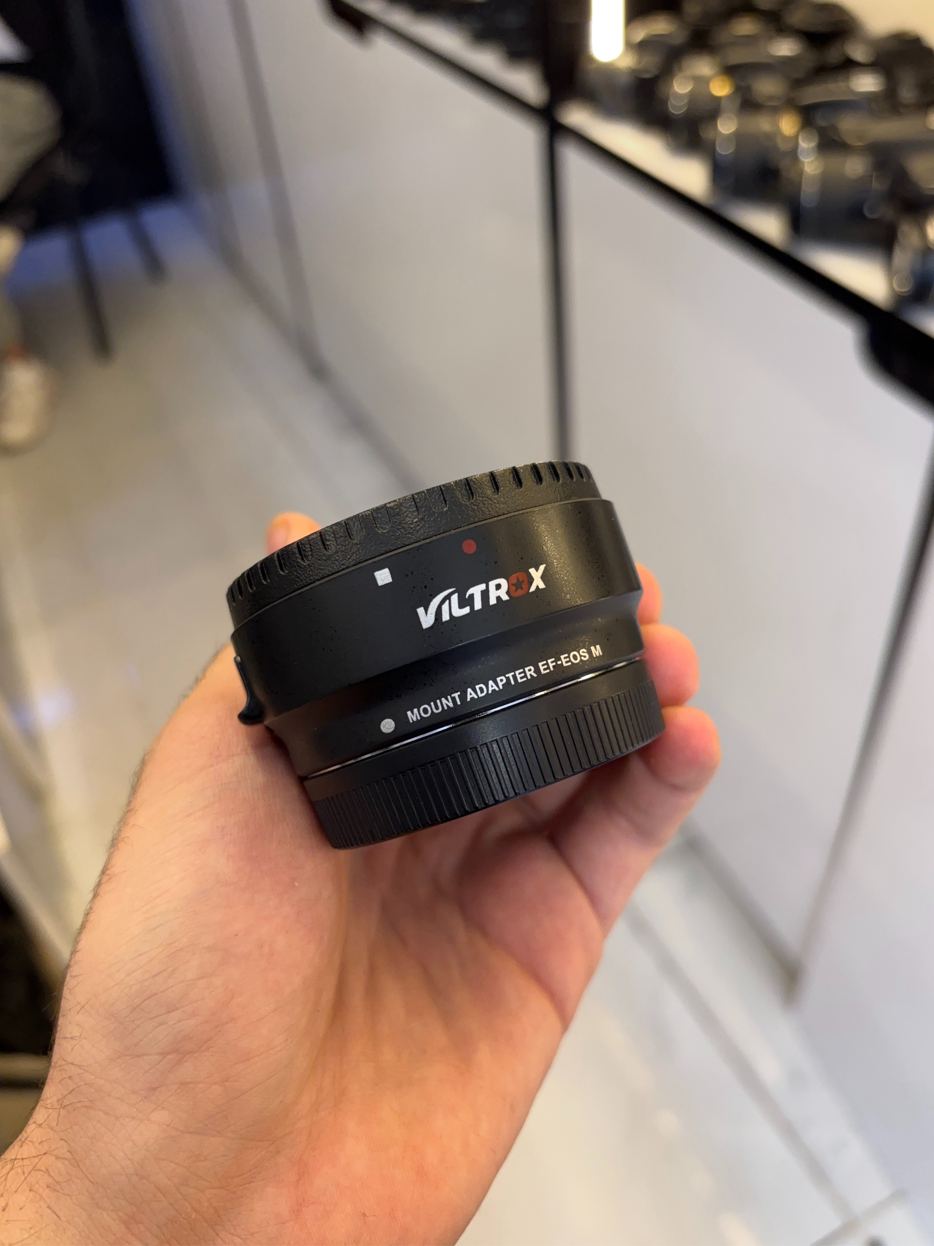 viltrox m mount adapter m to ef used 6411