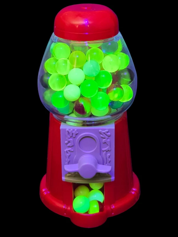 Uranium Glass Gumball Machine