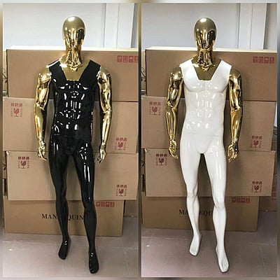 Full Fibreglass V Neck 2 Tone Male Mannequin Full Fibreglass V Neck 2 Tone Male Mannequin
