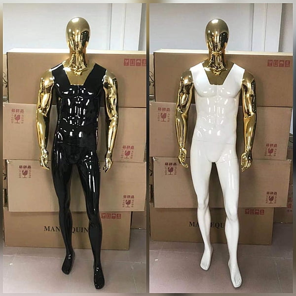 Full Fibreglass V Neck 2 Tone Male Mannequin Full Fibreglass V Neck 2 Tone Male Mannequin