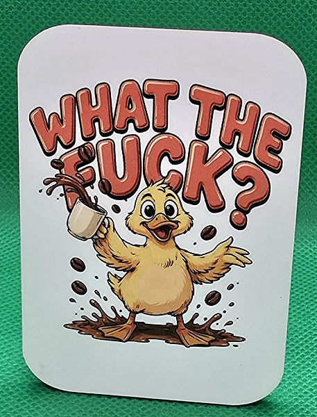 WTF Duck magnet