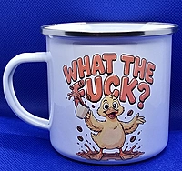 WTF Duck Camping Mug