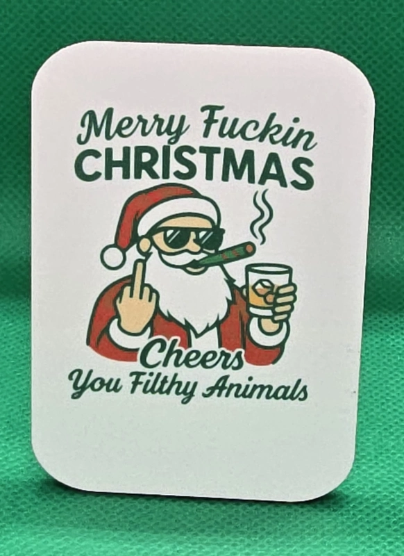 Filthy Animals Christmas magnet
