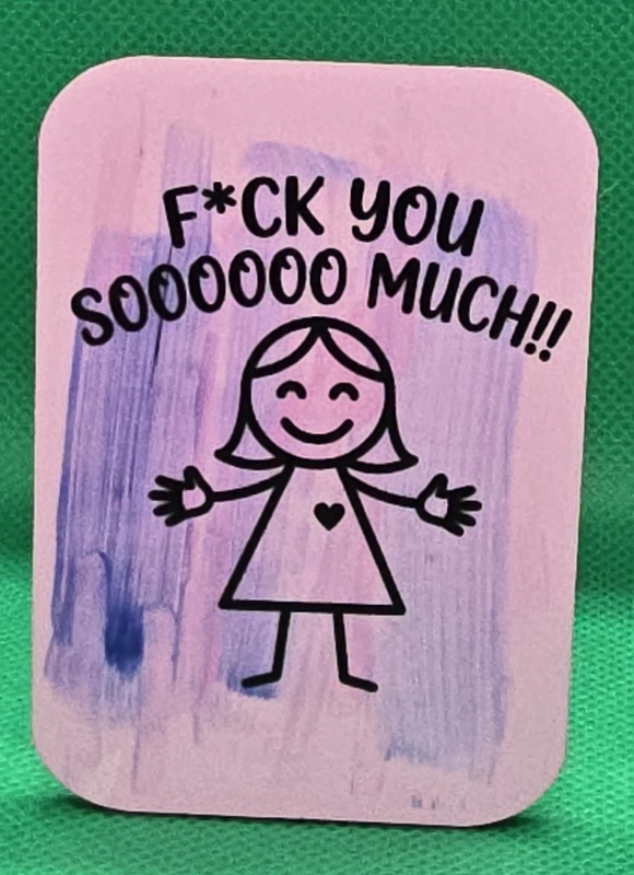 Fuck You So Much (colorful) magnet