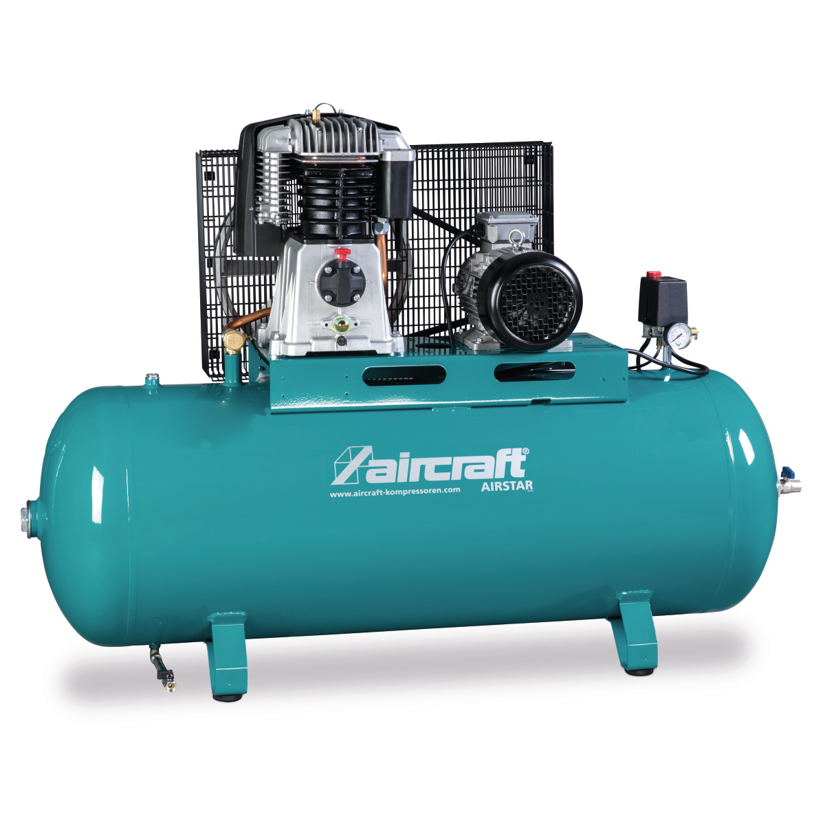AIRCRAFT AIRSTAR 853/270/10H – Stationary, Horizontal Piston Compressor For Belt-Driven Craftsmen