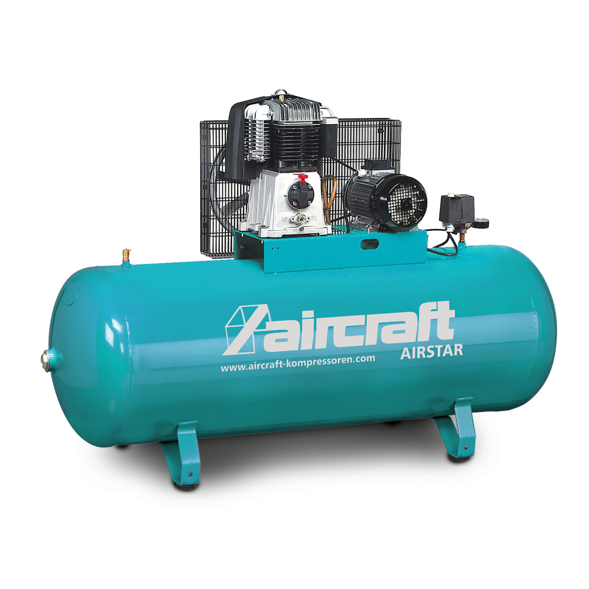 AIRCRAFT AIRSTAR 853/500/10H – Stationary, Horizontal Piston Compressor For Belt-Driven Craftsmen
