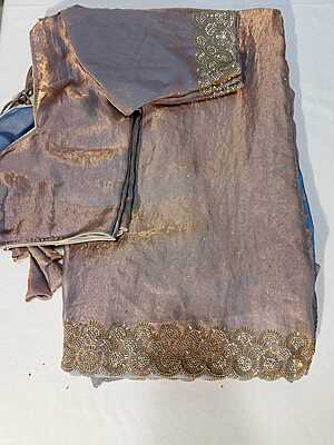 J450: Ready To Ship Beautiful Saree With Stitched Blouse