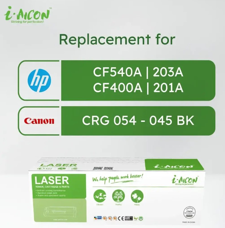AICON BLACK TONER C-CF540A (203A) / CF400A (201A) - UNIVERSAL