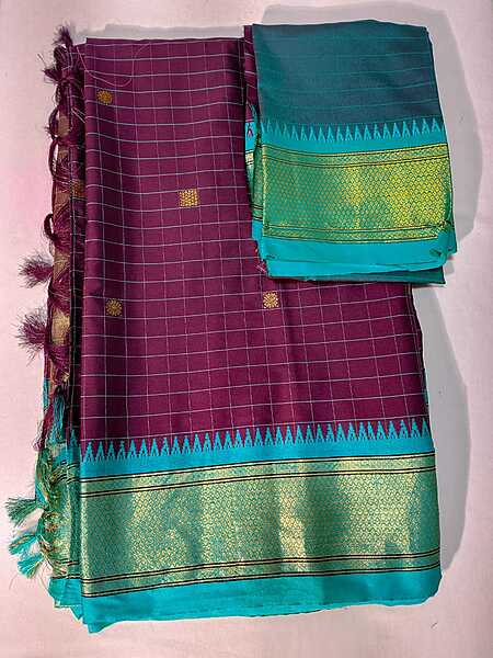 J443: Ready To Ship Beautiful Paithani  Saree With Unsitched Blouse