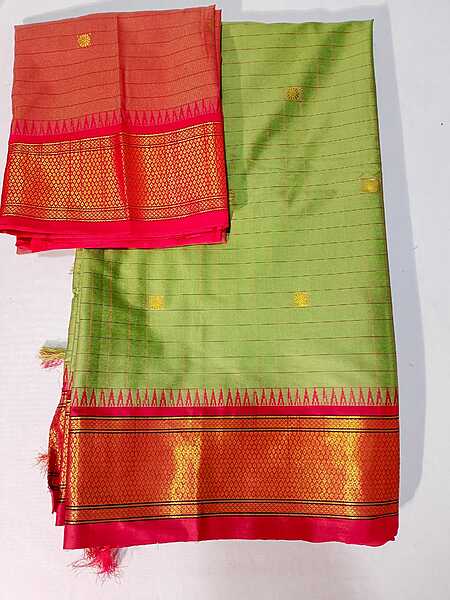J447: Ready To Ship Beautiful Paithani Saree With Unstitched Blouse
