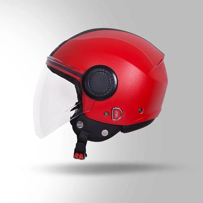 STUDDS URBAN RED WITH BLACK STRIP C/V (L)