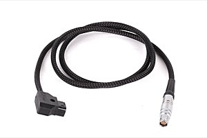 Wooden Camera D-Tap to RED® DSMC1™, DSMC2™ (Braided Flex Cable) - D-Tap to RED DSMC1, DSMC2 (Braided Flex Cable) - Straight