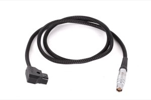 Wooden Camera D-Tap to RED® DSMC1™, DSMC2™ (Braided Flex Cable) - D-Tap to RED DSMC1, DSMC2 (Braided Flex Cable) - Straight