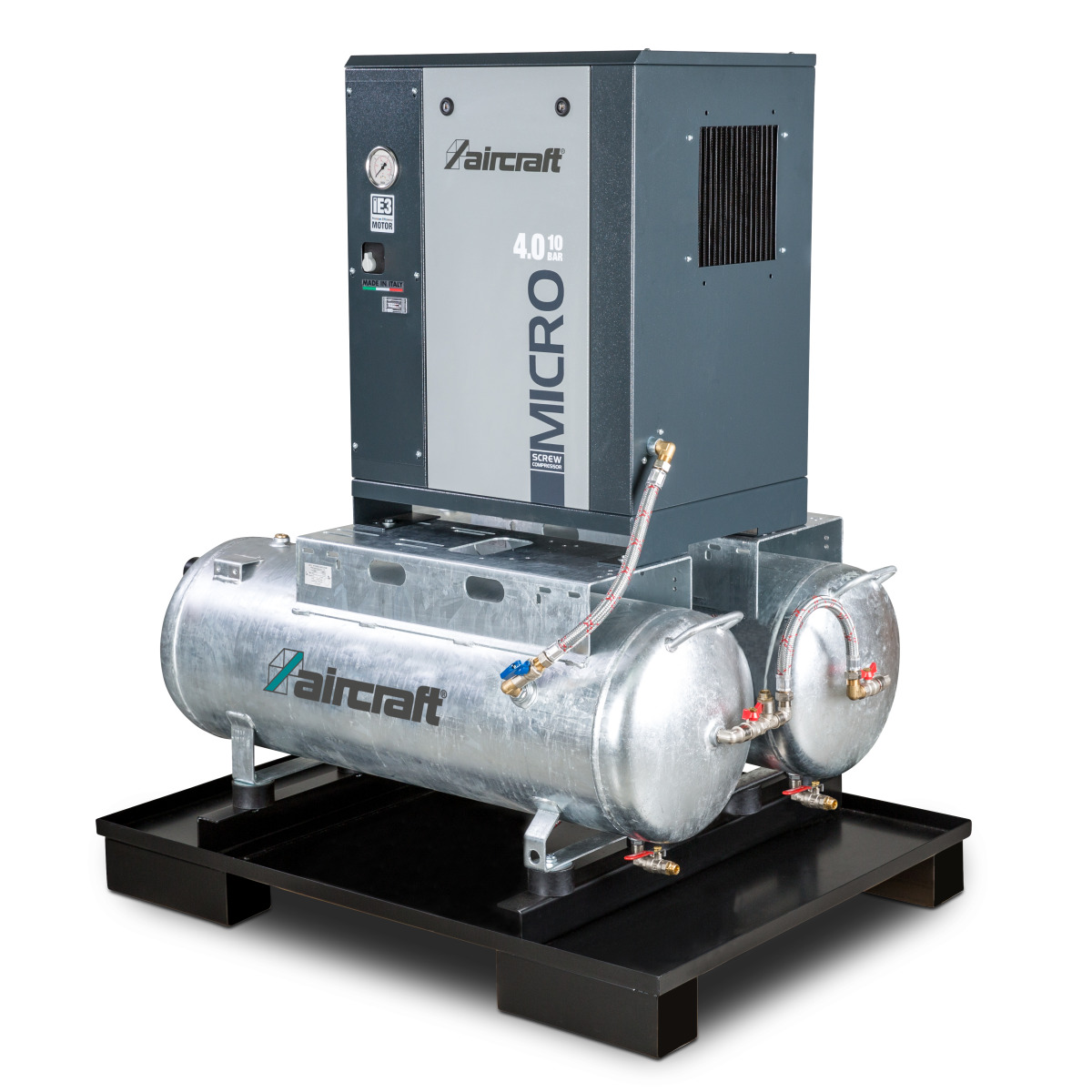 AIRCRAFT A-DUO-MICRO SE 4.0-10 2x100 – Screw Compressor