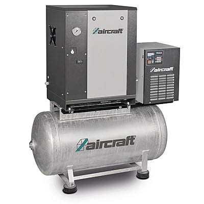 AIRCRAFT A-MICRO SE 4.0-08-200 K – Screw Compressor With Ribbed Belt Drive On Container With Mounted Refrigeration Dryer