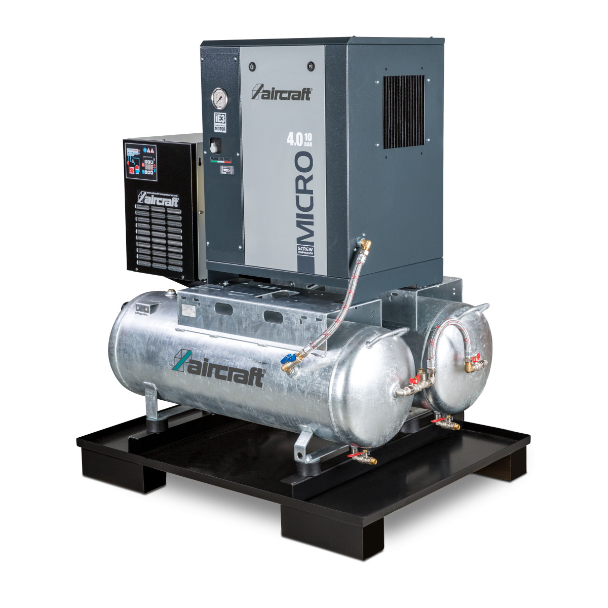 AIRCRAFT A-DUO-MICRO SE 4.0-08 2x100 K – Screw Compressor