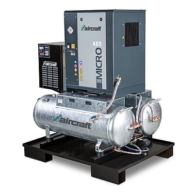 AIRCRAFT A-DUO-MICRO SE 4.0-10 2x100 KK – Screw Compressor