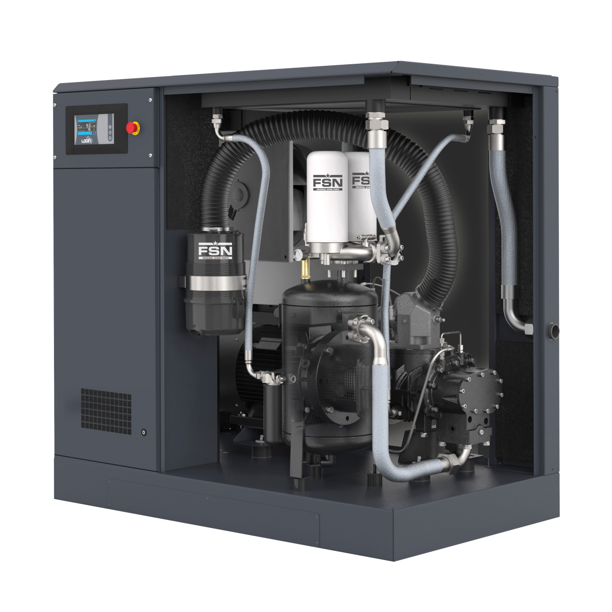 AIRCRAFT A-K-MAX 15-13 (IE3) – Screw Compressor