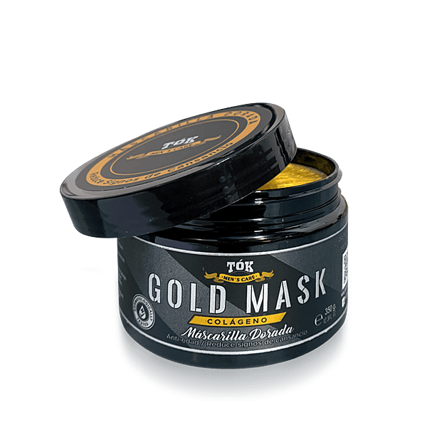 Mascarilla Dorada Marca Tok Mascarilla Dorada Marca Tok