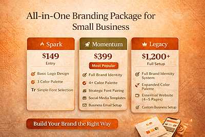 All-in-One Branding & Website Package for Startups | Launch Your Business