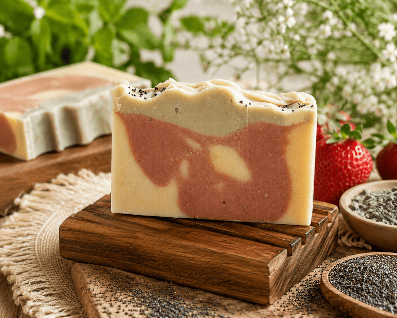 Strawberry Mojito Goat Milk Soap