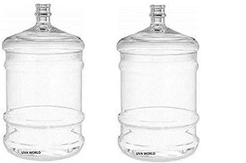 CampaignRider Plastic water bottle - (White, 20 liter) set of 2