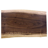 20" x 12" Live Edge Black Walnut Cutting and Charcuterie Board