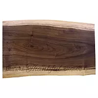 20" x 12" Live Edge Black Walnut Cutting and Charcuterie Board