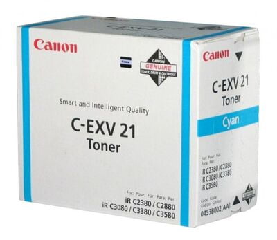 Canon C-EXV21 Cyan Toner Cartridge (0453B002AA Laser Toner Cartridge)