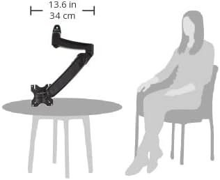 StarTech.com Monitor Wall Mount - VESA Wall Bracket for Monitors up to 34"