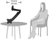 StarTech.com Monitor Wall Mount - VESA Wall Bracket for Monitors up to 34"