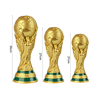 World Cup Sports Football Trophy Resin 44cm