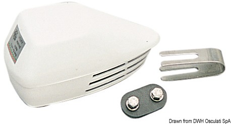 Diaphragm horn white ABS 12 V