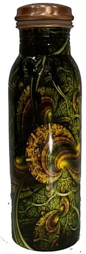 Jointless screw capped copper bottle 400 ML 21