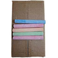 Multicolour Chalk Piece/Crayons Box
