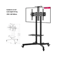 Roller TV Stand Display Up to 65" MODEL YD1500 | BRACKETS