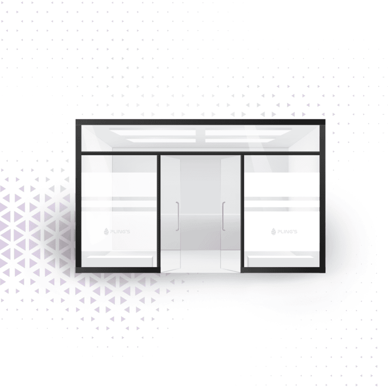 Sandblast recortado por m²