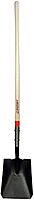 Razor-back Steel 9-1/2 in. W x 58.5 in. L Square Point Shovel Wood