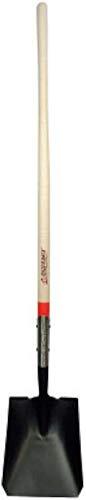 Razor-back Steel 9-1/2 in. W x 58.5 in. L Square Point Shovel Wood