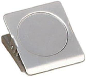 Office Depot Magnetic Clips, 1 3/4in., Silver, Pack Of 3, AV-MGL