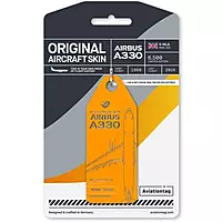 Aviationtag Airbus A330 - G-MLJL - Yellow
