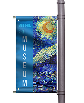Pole Banner Set 18" x 36" (Other Sizes Avilable)