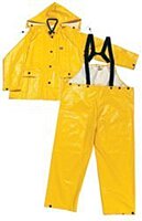ONGUARD Webtex Heavy Duty Small Yellow Rain Suit with Bib Pants