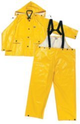 ONGUARD Webtex Heavy Duty Small Yellow Rain Suit with Bib Pants
