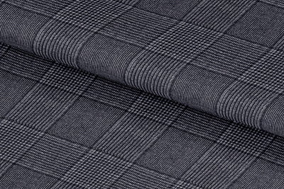 21339 LIGHT BLUE GREY HOUNDSTOOTH CHECK